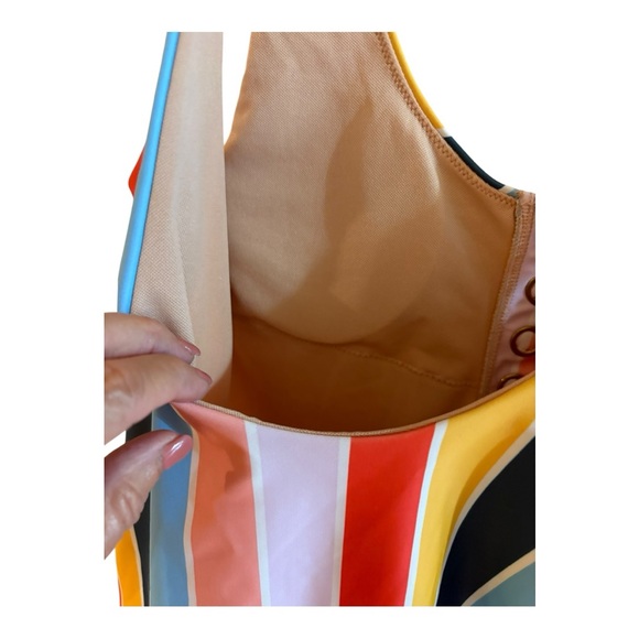 Colorful Striped Swimsuit - Picture 4 of 5